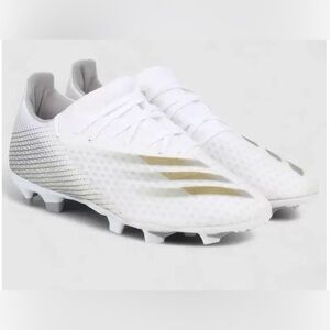 New Adidas white Ghosted 3 Firm Ground unisex Cleats  size 6.5 mens  8.5 womens